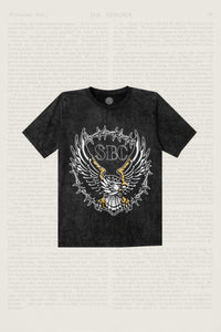 Snakebite Rising Eagle T-Shirt Acid Grey
